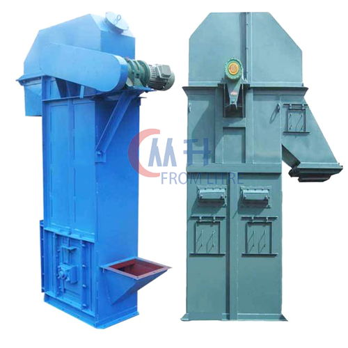 垂直环链式输送机单斗式提升机多功能物料提升机th型家具厂板材上料机往复提升机锯末木屑垂直提升喂料机