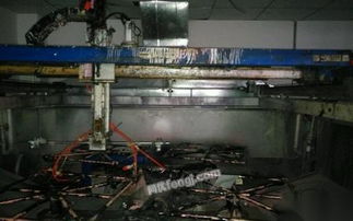 工厂急转,五金喷油线丝印流水线,往复机空压机一套